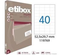 Boite De 4000 Étiquettes - Format 52,5X29,7Mm - Etibox - Apli 119769 G
