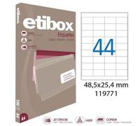 Boite De 4400 Étiquettes - Format 48,5x25,4mm - Etibox - Apli 119771