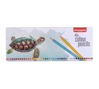 Bruynzeel – Crayons de couleur Tortue – Étui en métal 45 G