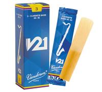 Vandoren Anches pour clarinette basse V21 CR823 – Force 3 – Boîte de 5