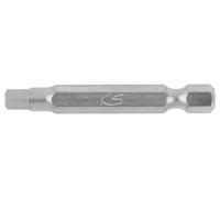 KS Tools 911.2810 - Boîte de 5 Embouts de Vissage 6 pans, L.50 mm - 1/4'' - 3 mm - En Acier Spécial