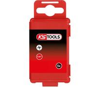 Boîte de 5 embouts de vissage TORQ-SET 75 mm - 1/4' - #4 KS TOOLS - 911.8382
