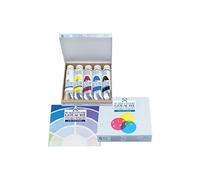 Boîte de 5 tubes de gouache extra-fine 20ml couleurs primaires Talens