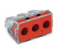 Boîte de 50 bornes de connexion automatiques transparentes 3 fils (1.5-6.0MM) WAG0 773-173