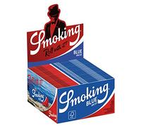Boite de 50 Cahiers de Feuilles Slim Smoking Blue