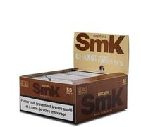 Boite de 50 Carnets de Feuilles Slim - SMK Brown