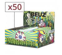 Beuz Boite de 50 Carnets de Filtres Carton Slim Tips perforés