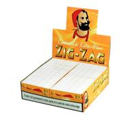 Boîte de 50 Carnets Feuilles Courtes Zig-Zag Jaune