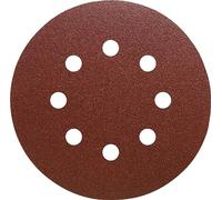 Boite de 50 disques abrasifs sur support papier, auto-agrippants PS22K. Diamètre 125 mm. Grain 60.