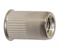 Boite de 50 écrous crantés ACTON à sertir - Ø8 mm - Tête affleurante Inox A2 - 626338