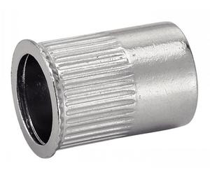 Boite de 50 écrous crantés ACTON à sertir - Tête affleurante Inox A2 - 62633