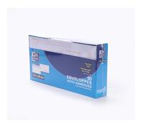 boite de 50 EnveloPPes Oxford 110x220 auto adhésives precasee inviolables - blanc