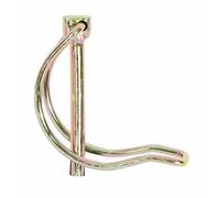 Boite de ± 50 goupilles clip en acier galvanisé.
