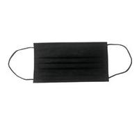 Boîte de 50 masques respiratoires jetables 3 plis Type II R BFE > 98 % noir - MASQUES10 Noir G