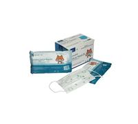 Boîte de 50 masques respiratoires jetables 3 plis type IIR pour enfant blanc - YINHONYUHE - MASQUES9