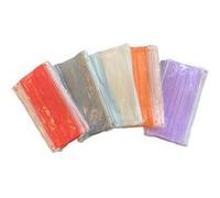 Boîte de 50 masques respiratoires jetables 4 plis Type II R BFE > 98 % multicolores - MASQUES13
