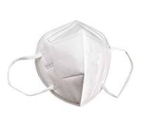 Boîte de 50 masques respiratoires pliables jetables FFP2 KN95 > 95 % blanc - MASQUES5 Blanc