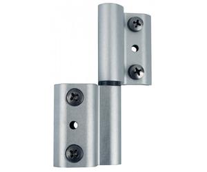 Boîte de 50 paumelles à clamer universelles réversibles aluminium Grip+ - blanc 9016 mat FAPIM