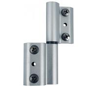 Boîte de 50 paumelles à clamer universelles réversibles aluminium Grip+ - noir lisse FAPIM