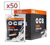 Boite De 50 Sachets Long Extra Slim Ocb Blanc