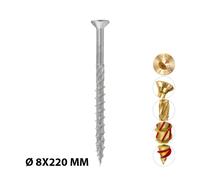 Boite de 50 Vis à tête fraisée TX Ø8x220 mm KLIMAS