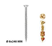 Boite de 50 Vis à tête fraisée TX Ø8x240 mm KLIMAS