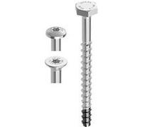 Boite de 50 Vis Multi Monti 7.5x100 mm HECO SCHRAUBEN - Tête fraisée Ø 15.5 - T40 - Zingué argent - 48517 Zingué G
