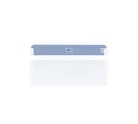Boite de 500 enveloppes blanches 110 x 220 mm format DL autocollantes - sans fenêtre -