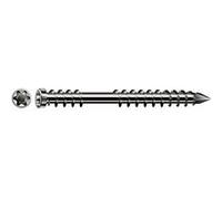 Vis inox pour terrasse bois - double filet - 5 x 50 mm - 500 pièces SPAX
