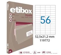 Boite De 5600 Étiquettes - Format 52,5x21,2mm - Etibox - Apli 119772