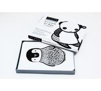 Boîte de 6 cartes Imagier en Noir et Blanc - Collection - WEE GALLERY