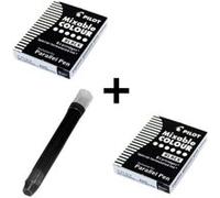 Pilot Pen – Cartouches pour Parallel Pen Noir G – Boîte de 6
