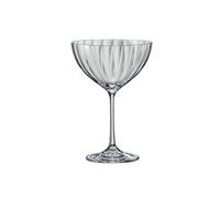 Boîte de 6 coupes à champagne Waterfall 34 cl - - Transparent / Cristal - Verre Cristallin