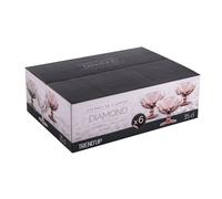 Boite de 6 coupes de glace 35 cl diamond rose - Trend