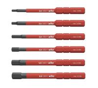 Boite de 6 embouts slim six pans - isolés 1000 volts WIHA