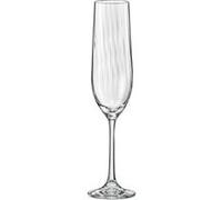 Boîte de 6 flûte Waterfall 19 l - Table Passion - Transparent - Cristallin Incolore G