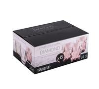 Boite de 6 gobelets bas 24 cl diamond rose - Trend