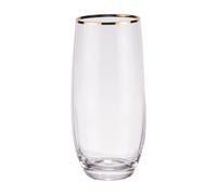 Boite de 6 gobelets hauts Waterfall filet or 35 cl Table passion