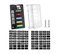 Boîte de 6 interrupteurs avec terminal et lien en cuivre plaqué pour applications 12 V 24 V