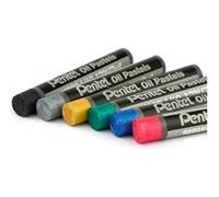Boite De 6 Pastels À L'huile - Métallisé - Pentel Arts
