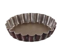 Boîte De 6 Tartelettes Rondes Cannelées Ø100 Mm - Antiadhérent - Fond Fixe