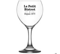 Boîte de 6 verres à pied Bistrot 21 cl Trend'up