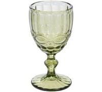Boîte de 6 verres à pied vert - Amadeus