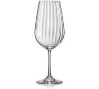 DAVID SHAW Bc722-350 Bohême Cascade Optic Verre à vin, Lot de 6, 350 ml/354,4 Gram, Null, 550ml/19.5 oz