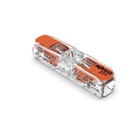 Borne à leviers pour 2 fils tous types 4mm² Wago 221-2411