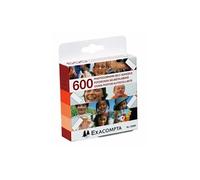 Boîte de 600 coins photos transparents autocollants