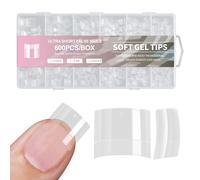 Boîte de 600 faux ongles ultra courts anti-rayures