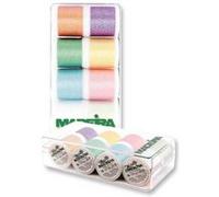 Boîte de 8 Bobines de 200m Metallic Opal - Madeira - Fil Métallique Pastel pour Broderie Machine et Couture Décorative(...) - Multicolore Multicolore G