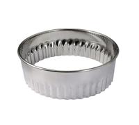 Boite de 8 découpoirs Cannelé en Inox acier inoxydable (inox) 10.00 cm GOBEL 12.