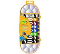 Crayola – Boîte de gouache lavable – 8 tubes – Multicolore